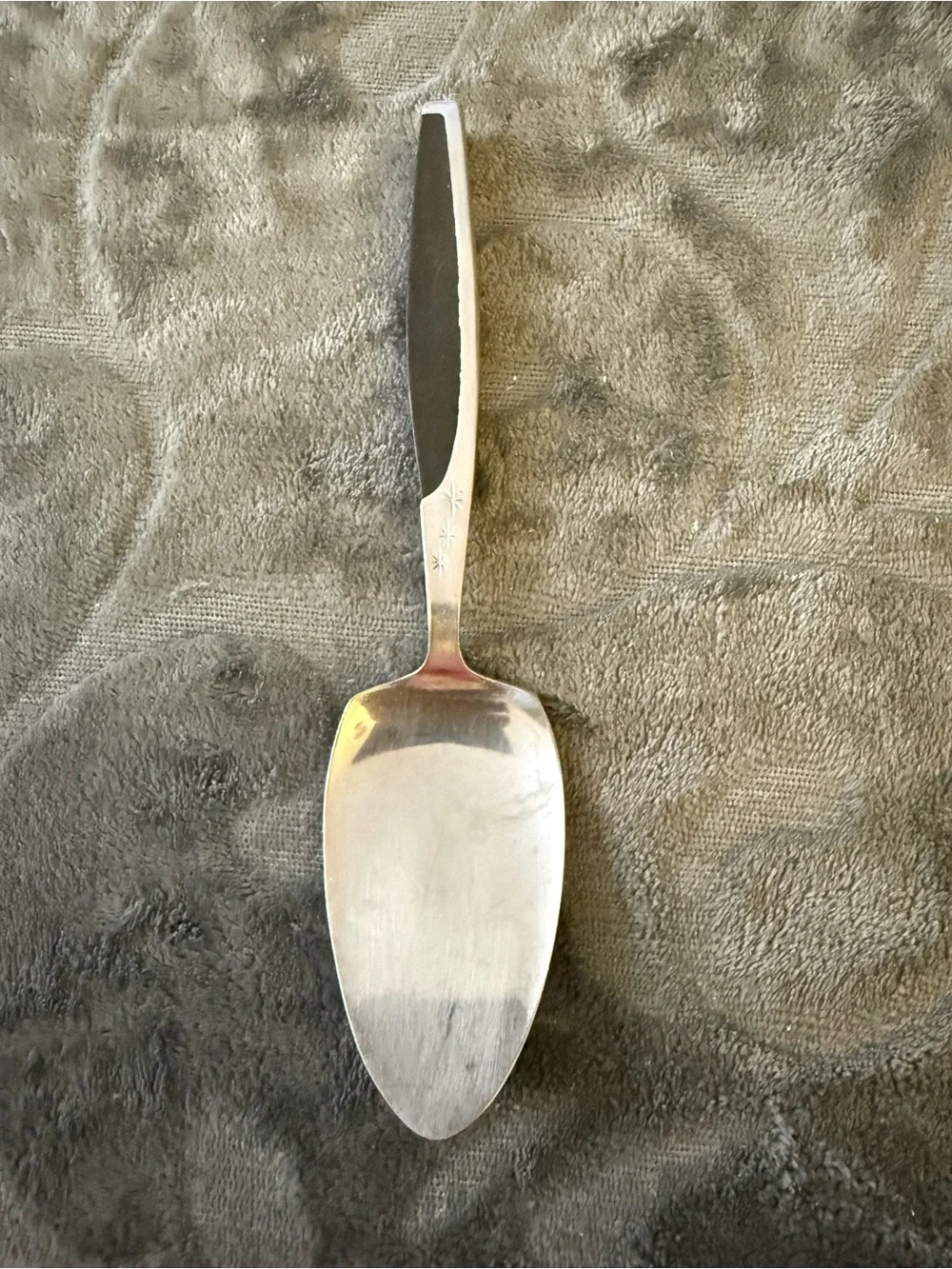 Vintage Ebony Elegance Japan Stainless Steel Pie Server cosmo starbursts  #20